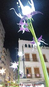 Farolas de Flores. 