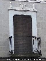 Casa de la Corredera de San Fernando n 20. Balcn del primer piso