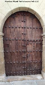 Casa de la Calle Horno de San Pablo n� 5. Puerta de clavaz�n