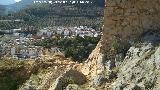 Muralla de Ja�n. Torre�n Sur III. Uni�n entre el lienzo musulm�n y el cristiano