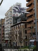 Graffiti del Paseo de la Estacin. Situacin