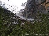 Abrigo de la Cascada. Tras la cascada