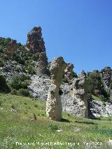 Caon de Pitillos. Formaciones de piedra caliza