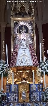 Santuario de Nuestra Se�ora del �guila. Virgen y sagrario
