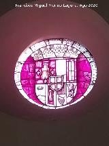Santuario de Nuestra Se�ora del �guila. Vidriera