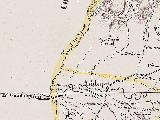 Historia de Villanueva de la Reina. Mapa 1850