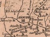Historia de Villanueva de la Reina. Mapa 1788