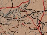 Historia de Villanueva de la Reina. Mapa 1885