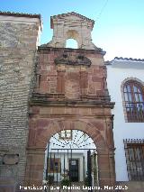 Fachada de la Ermita del Cortijo de San Nicols. Fachada