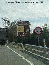 Reserva natural del Valle de Iruelas. Cartel