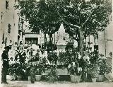 Plaza de San Flix. Foto antigua. Archivo IEG