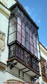 Casa del Cura Morales. Balcn cerrado