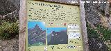 V�a ferrata La Mocha. Cartel