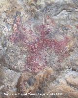 Pinturas rupestres de la Cueva de los Herreros Grupo XII. Antropomorfo cruciforme