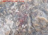 Pinturas rupestres de la Cueva de los Herreros Grupo XII. Restos de figura