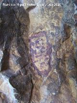Pinturas rupestres de la Cueva de los Herreros Grupo V. Figura