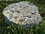 Chozo de las Piedras de Molino. Piedra de molino