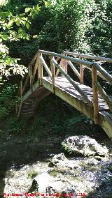 Puente de Madera del Cerezuelo. 