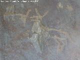 Petroglifos y pinturas rupestres del Abrigo de la Tinaja II. Zooformos