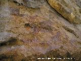 Pinturas rupestres de la Cueva del Engarbo I. Grupo II. Panel VII. 