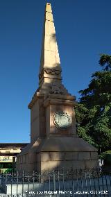 Obelisco de la Batalla de las Navas. 