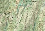 Camino de la Cueva de los Alcaetes. Mapa