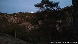 Valdetrillo. Saliendo la Luna