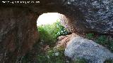 Cueva artificial de la Pea I. Entrada