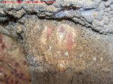 Pinturas rupestres de la Cueva de los Soles Abside IV. Puntos