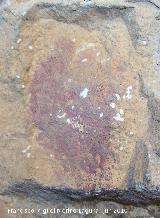 Pinturas rupestres de la Cueva de los Soles Abside VIII. Restos