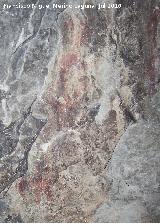 Pinturas rupestres de la Cueva Secreta Grupo I. Parte izquierda