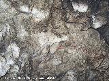 Pinturas rupestres de la Cueva Secreta Grupo IV. Barra grande y restos