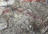 Pinturas rupestres de la Cueva Secreta Grupo IV. Barra grande