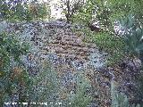 Muralla de la aldea medieval de La Espinareda. Lienzo de mampostera