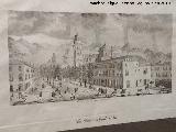 Carrera de la Virgen. Grabado de Giraldo 1836. Casa de los Tiros
