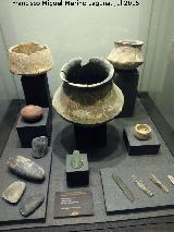 La Mota. Arrabal Viejo o de Santo Domingo. Piezas arqueolgicas de la Edad del Bronce. Museo de la Ciudad