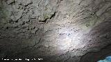 Cueva de las Cazoletas. Techo