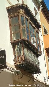 Casa de la Calle Muoz Garnica n 5. Balcn cerrado