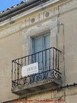 Casa de la Plaza de Santa Teresa de Jess n 6. Balcn