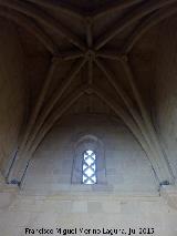 La Mota. Capilla del Den. Ventana y cpula nervada