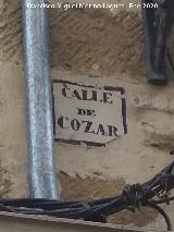 Calle C�zar. Placa antigua