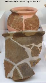 Olla Ibera. Palacio ibero del Cerro de la Merced - Cabra. Exposici�n en el Museo Ibero de Ja�n
