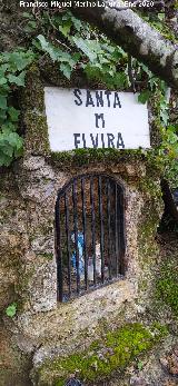Hornacina de Santa M Elvira. 