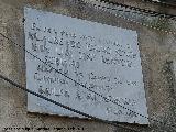 Casa de Don Luis Jos� Rentero. Placa