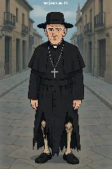 Leyenda del Padre Canillas. Creado con IA