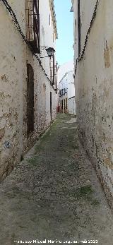 Calle Horno de San Pedro. 