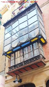 Casa de la Calle Real n� 25. Balc�n modernista