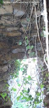 Caracol de la Veredilla. Puerta desde el interior