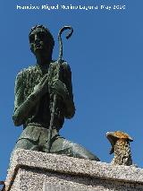 Monumento al pastor de Colomera. Estatua