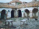 Monasterio Casera de Don Bernardo. Foto antigua del claustro